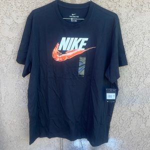 The Nike Tee Shrimp Swoosh Shirt Sz XXL Black NWT